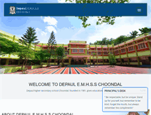 Tablet Screenshot of depaulchoondal.com